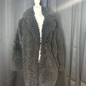 Cozy Black Sherpa Coat